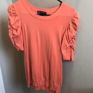 Orange peach INC top size M